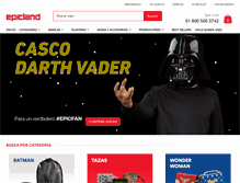 Tablet Screenshot of epicland.com.mx